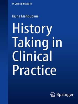 cover image of History Taking in Clinical Practice